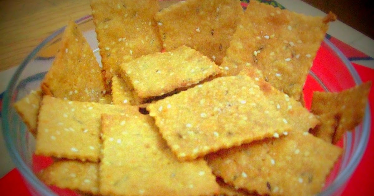 Whole Wheat Sesame N Cumin Crackers 