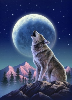 48+ Wolf Moon Light Drawing Pics