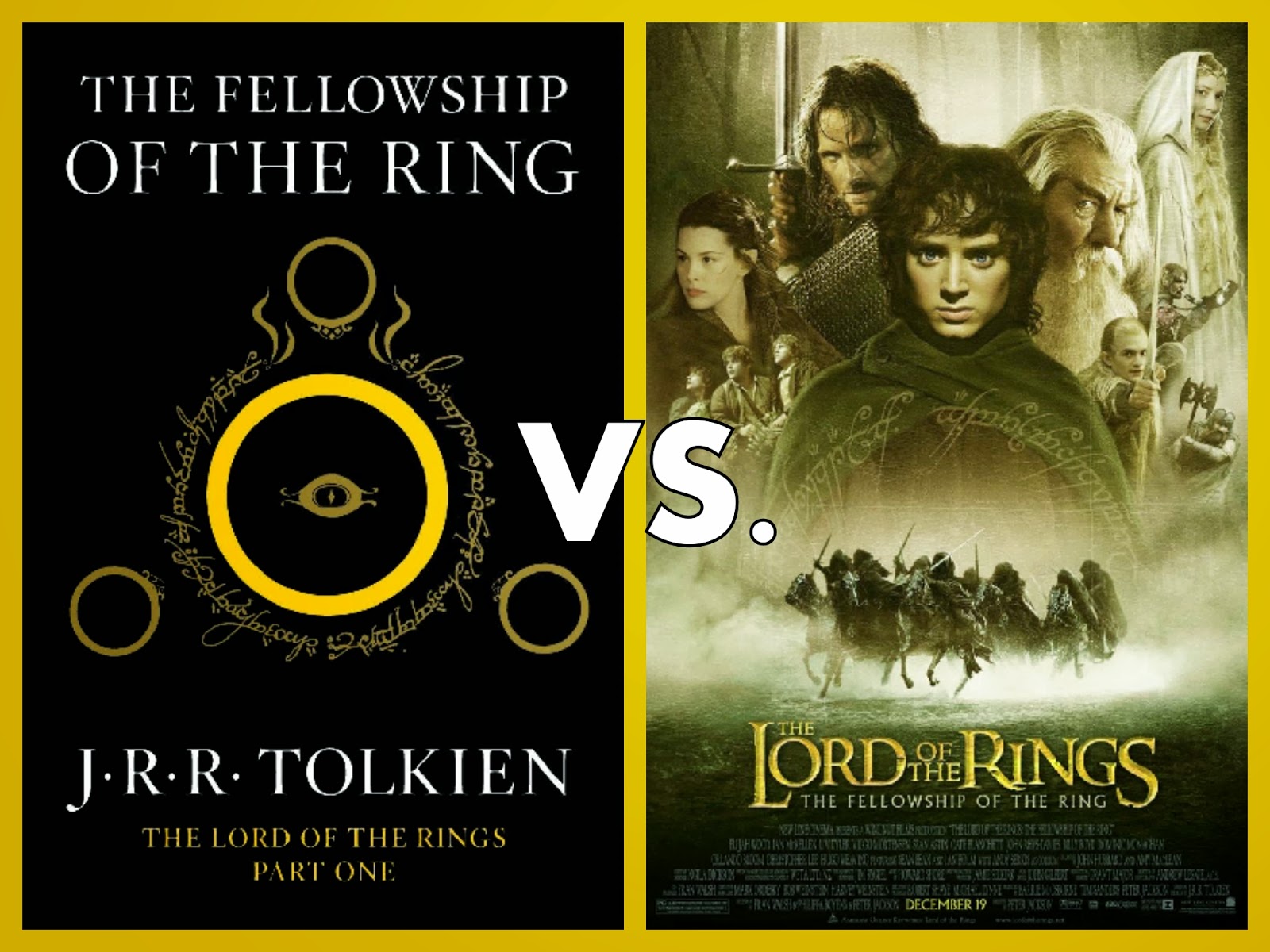 The Fellowship of the Ring: Book vs. Movie – The Trailblazer