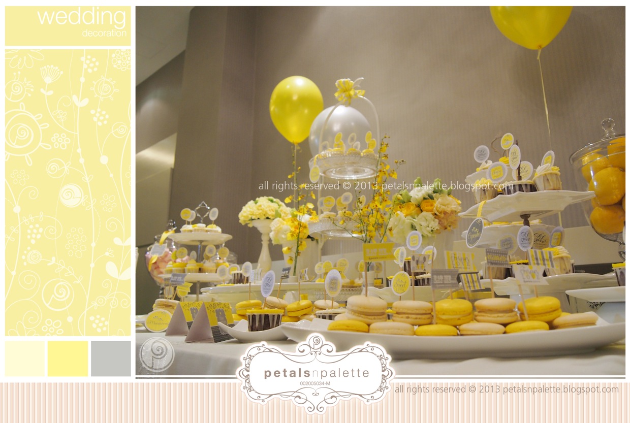 Dessert Table - Wedding Decoration Malaysia - Floral