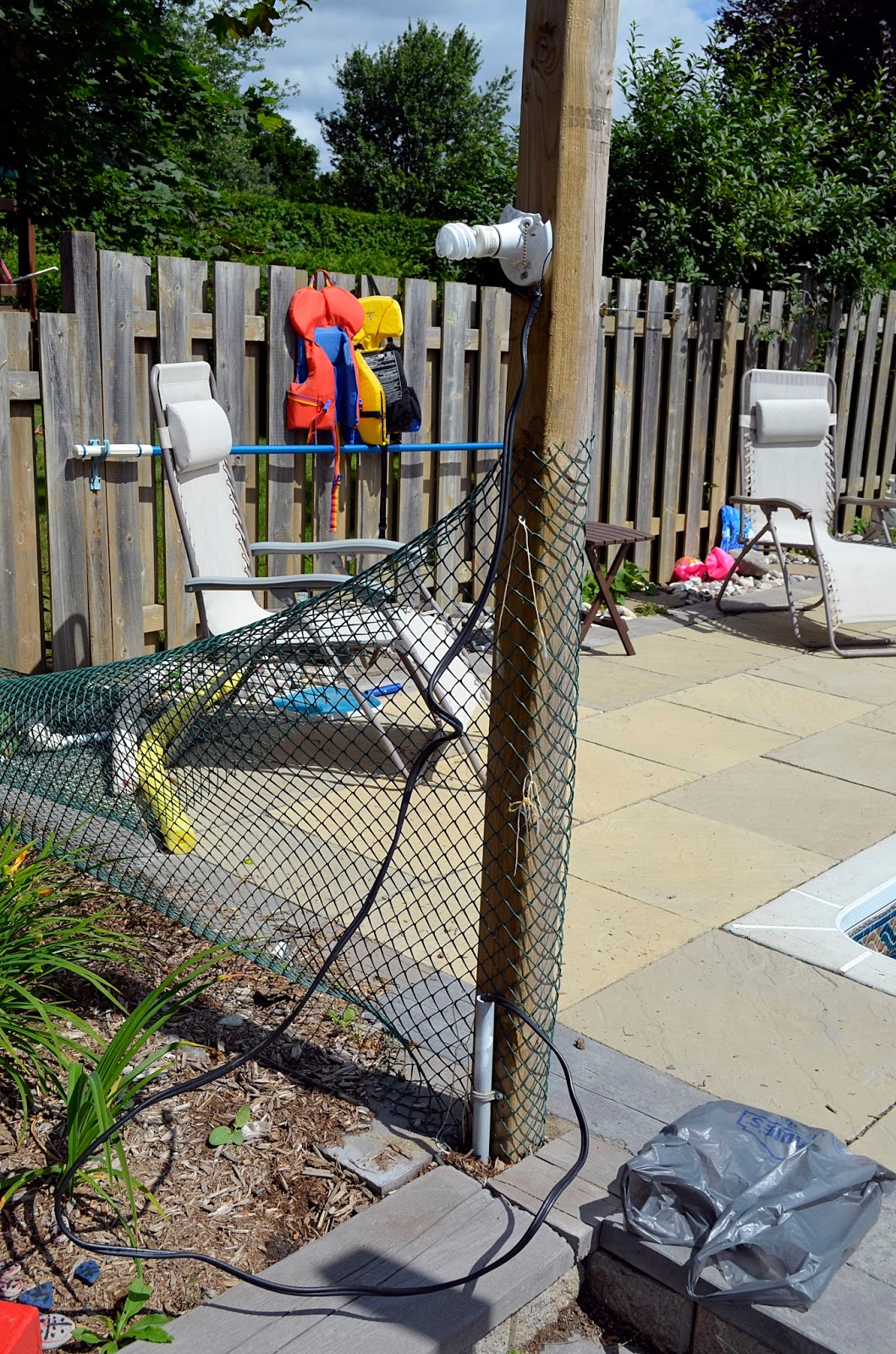 House of Frost Hiding Wires in Fenceposts