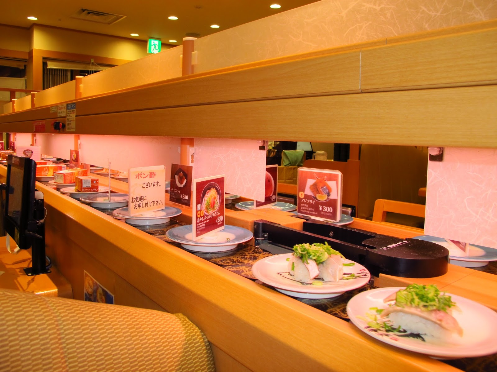 THE SUSHI DIVA Conveyor Belt and Bullet TrainStyle Sushi