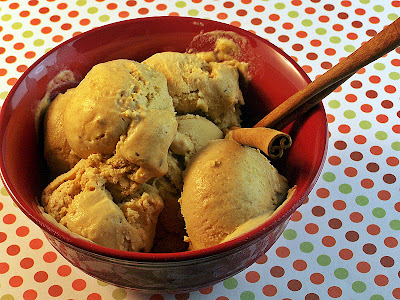 Pumpkin Spice Ice Cream by Cravings of a Lunatic