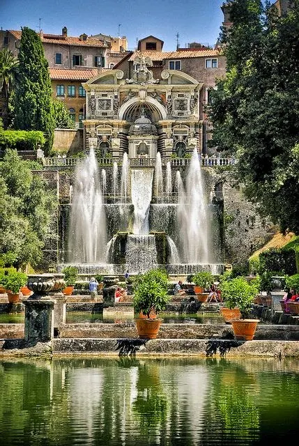 The Villa d'Este is a villa in Tivoli, near Rome- Italy.