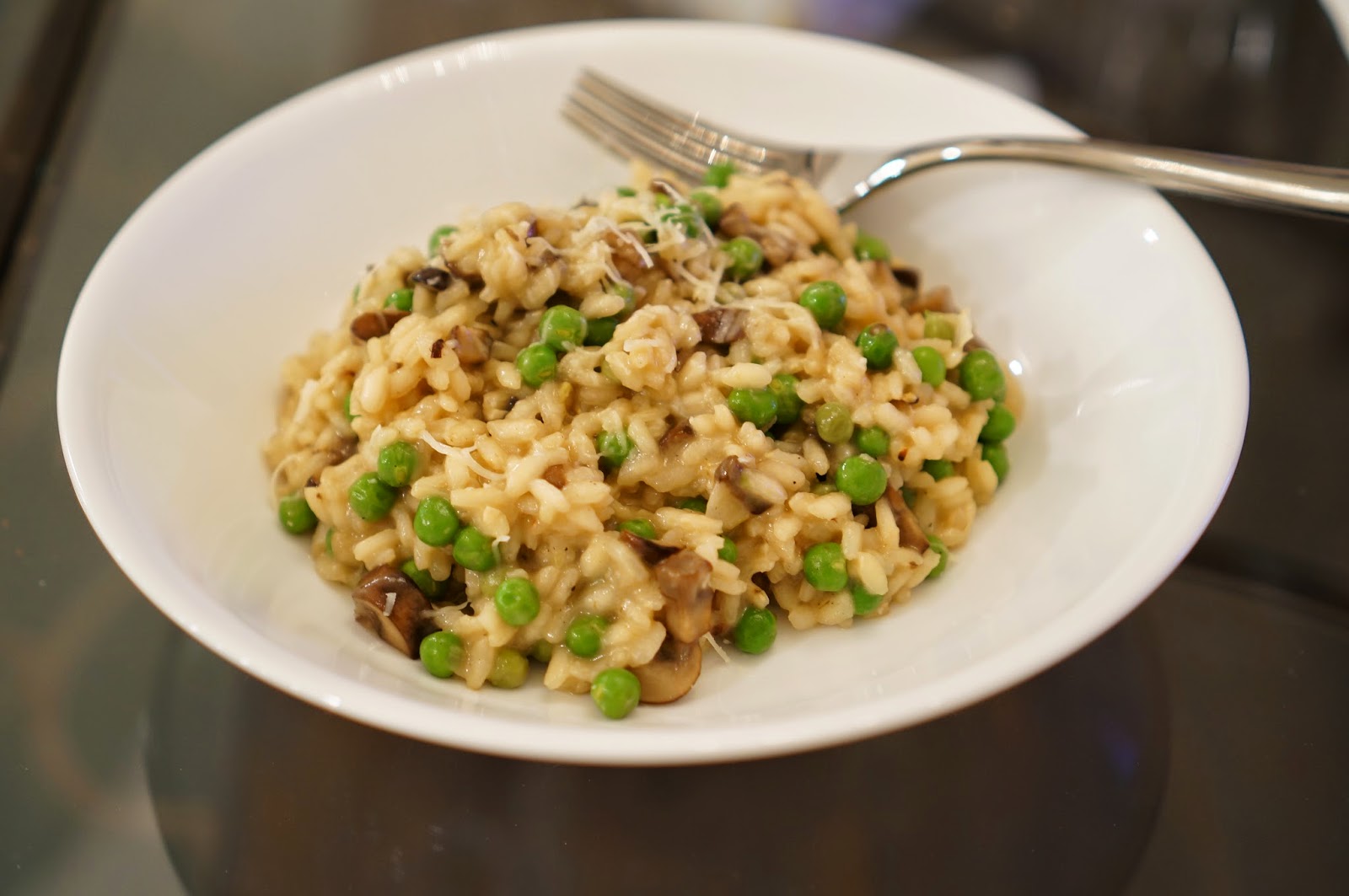 Life By Appointment Pea and Mushroom Risotto