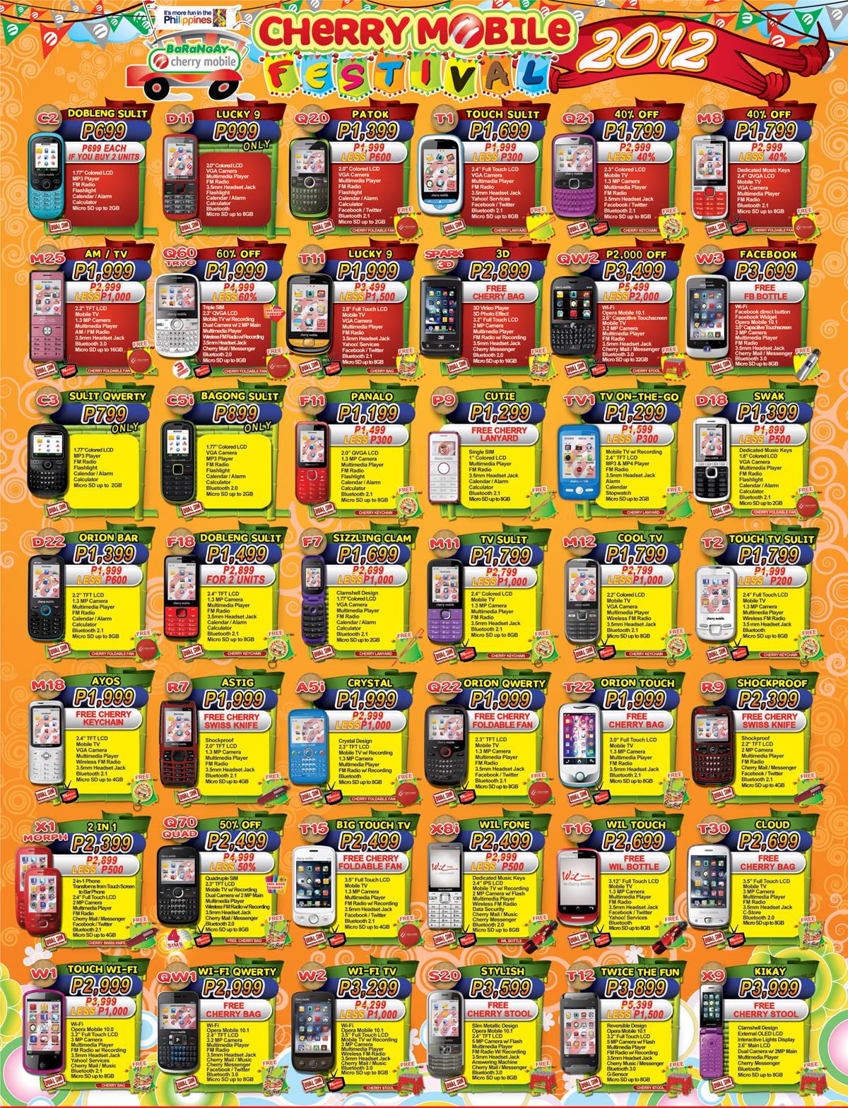 Cherry Mobile Latest Cellphones Price List and Specifications Terrific Answers