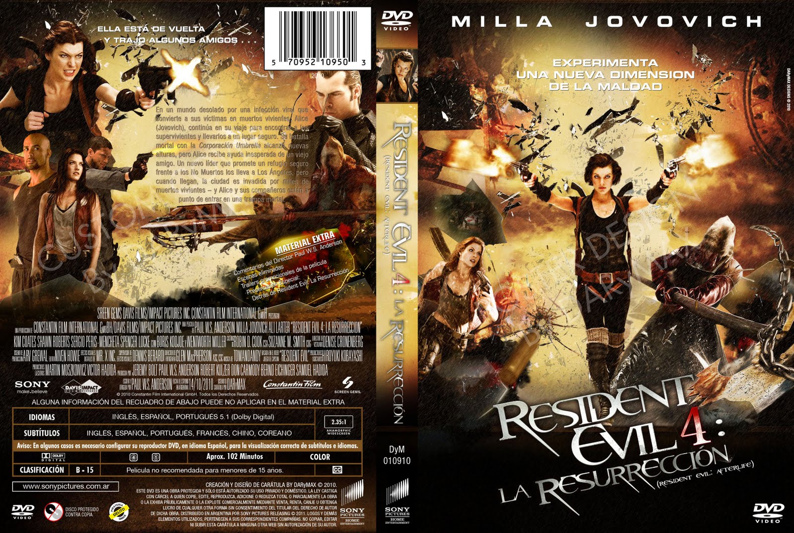 Resident Evil Extinction English Subtitles 720p