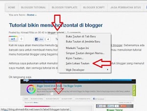 Mencari Link Label Posting
