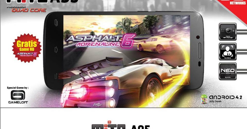 Brosur Gambar Mito A95 Quad Core Ponsel HP