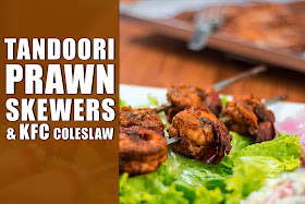 How to make Tandoori prawn skewers and KFC colslaw