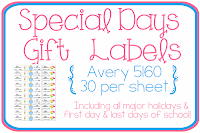 Free christmas gift tag printable ~ print either on card stock & cut Freebie Fix: Misc.