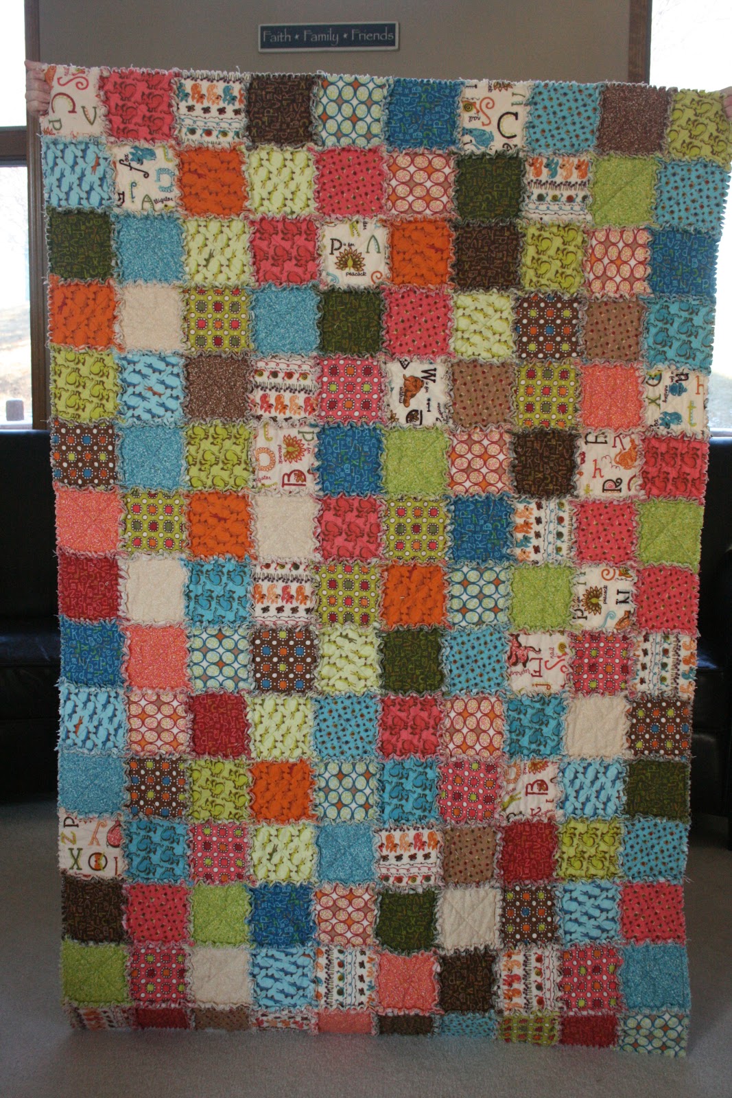 crazy mom quilts: patchwork chenille rug