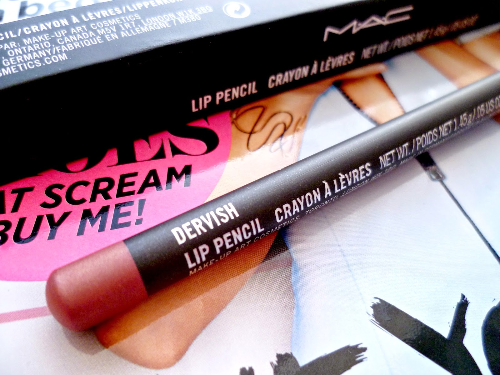 Emma Withers MAC Lip Pencil Dervish Beauty and Lifestyle Blog