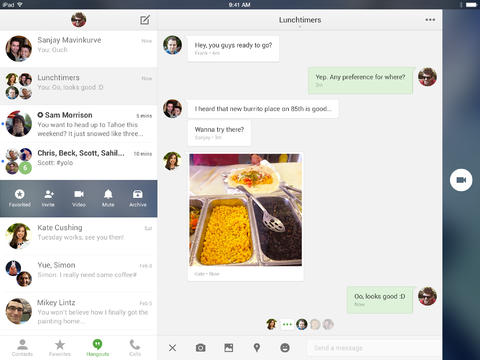 Update Google Hangouts v2, Sudah Mendukung iPad Update Google Hangouts v2, Sudah Mendukung iPad