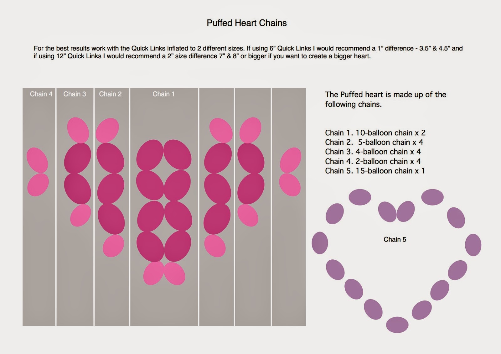The Very Best Balloon Blog How to make a 'Puffed Heart' using Qualatex