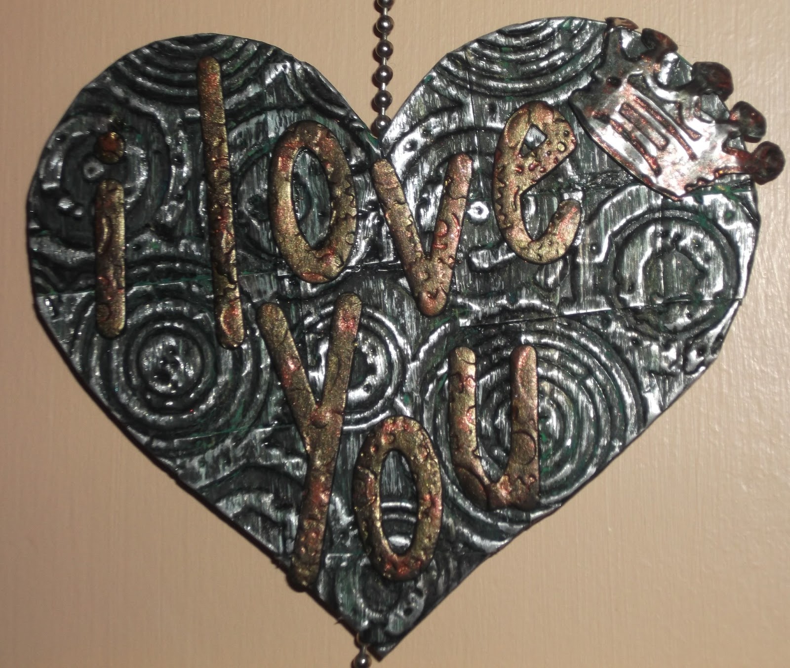 Alexandra's Art & Papercraft Metal Valentine Wall Hanging