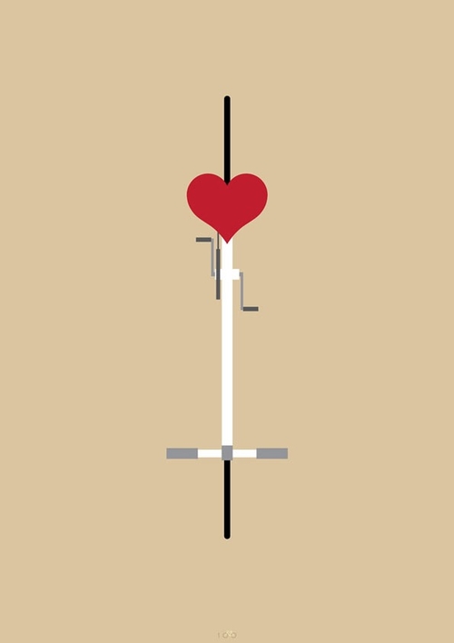 15-Ride Your Love-Thomas-Yang-100copies-Emoji-Bicycle-Themed-Drawings-www-designstack-co