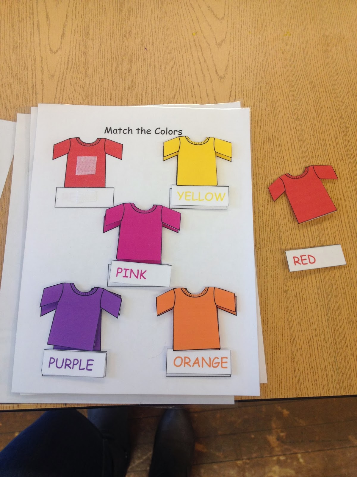 Autism Tank Matching File Folders