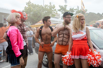 Seth Rogen, Zac Efron and Rose Byrne in Neighbors 2
