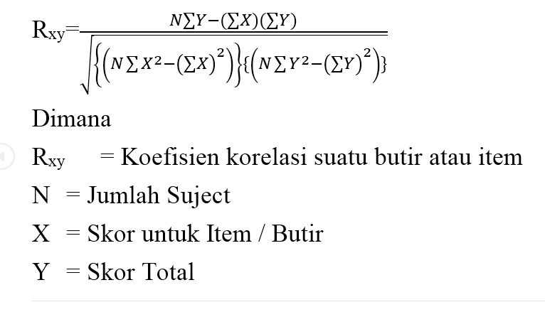 Rumus uji validitas soal essay 06 image