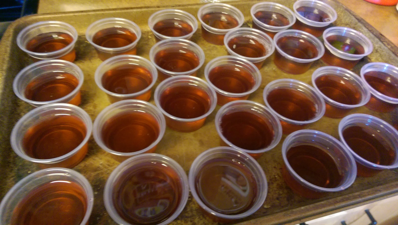 NYE 2015 Recipe 1 Energy Vodka Jello Shots