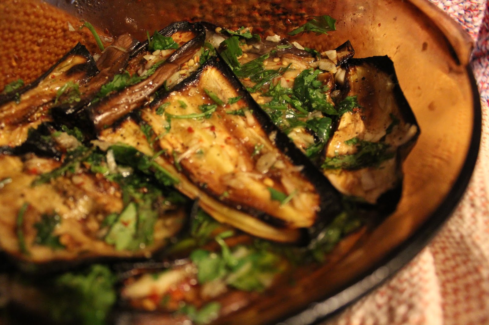 No Empty Fridge Marinated Eggplant