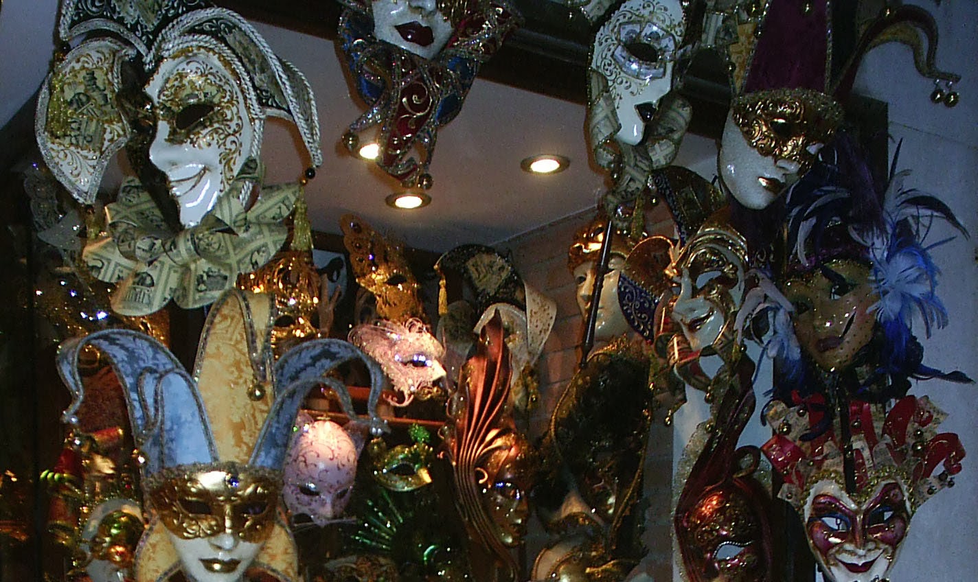 Más máscaras venecianas Carnaval, Carnevale