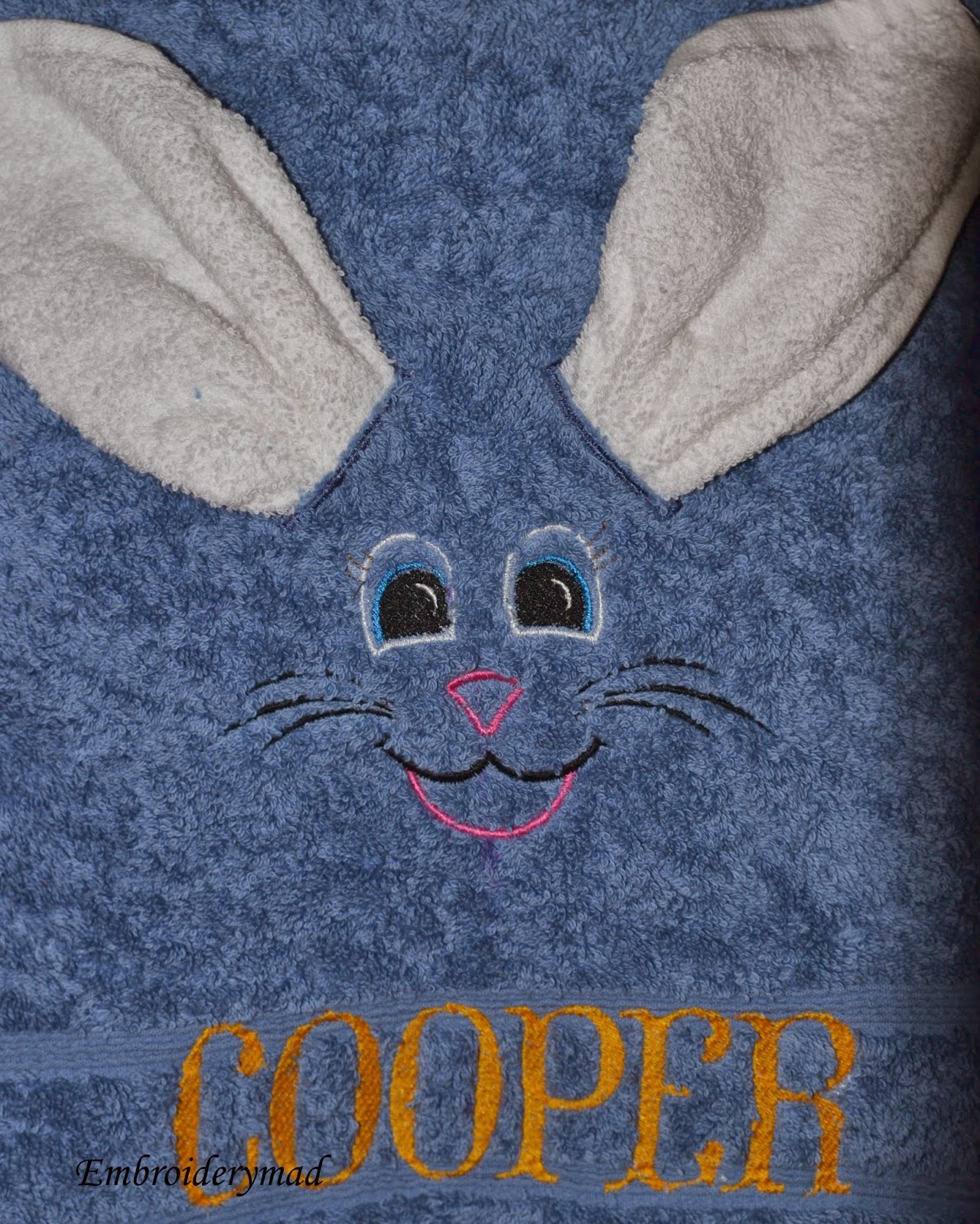 Embroiderymad Bunny Towel.....