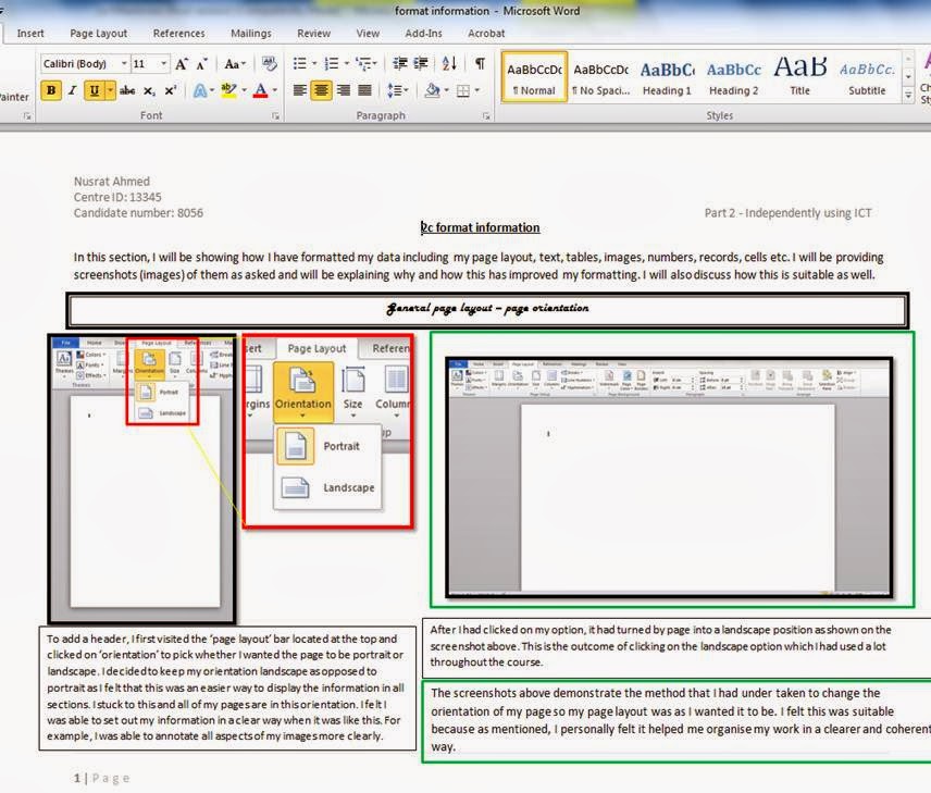 Gcse spreadsheet coursework example 07 image