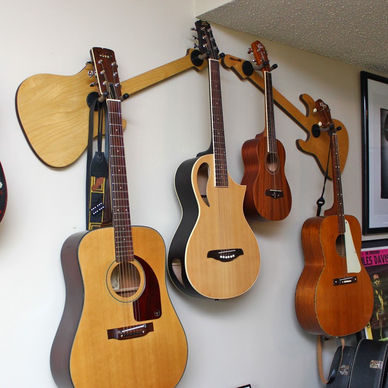 Wall Axe Custom Guitar Hangers Dueling Wall Axe Custom Guitar Hangers Customized For Center Facing Display