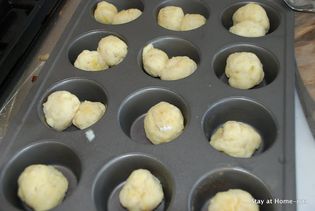The secret to fluffy matzoh balls, cooling them off in a muffin pan!