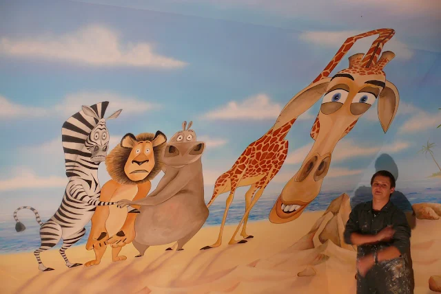 Künstlerische Wandmalerei Madagaskar, aranżacja pokoju dziecięcego, Toruń