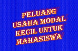 Contoh Peluang Usaha Modal Kecil Untuk Mahasiswa