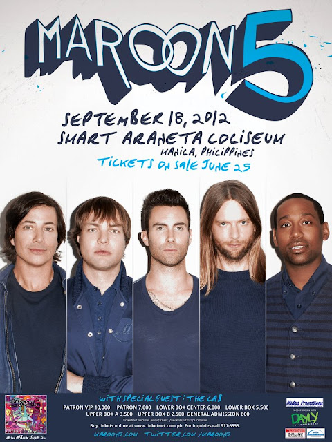 Overexposed Tour: Maroon 5 Live in Manila with The Cab