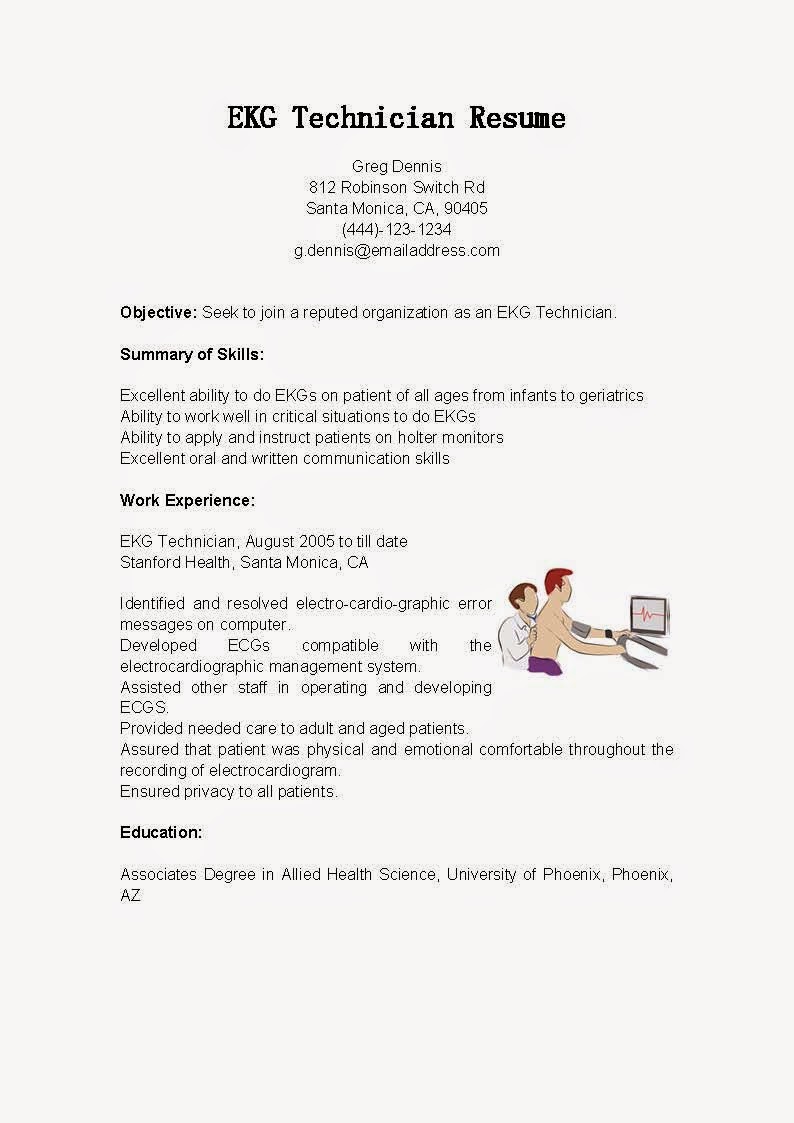 computer technician resume sample