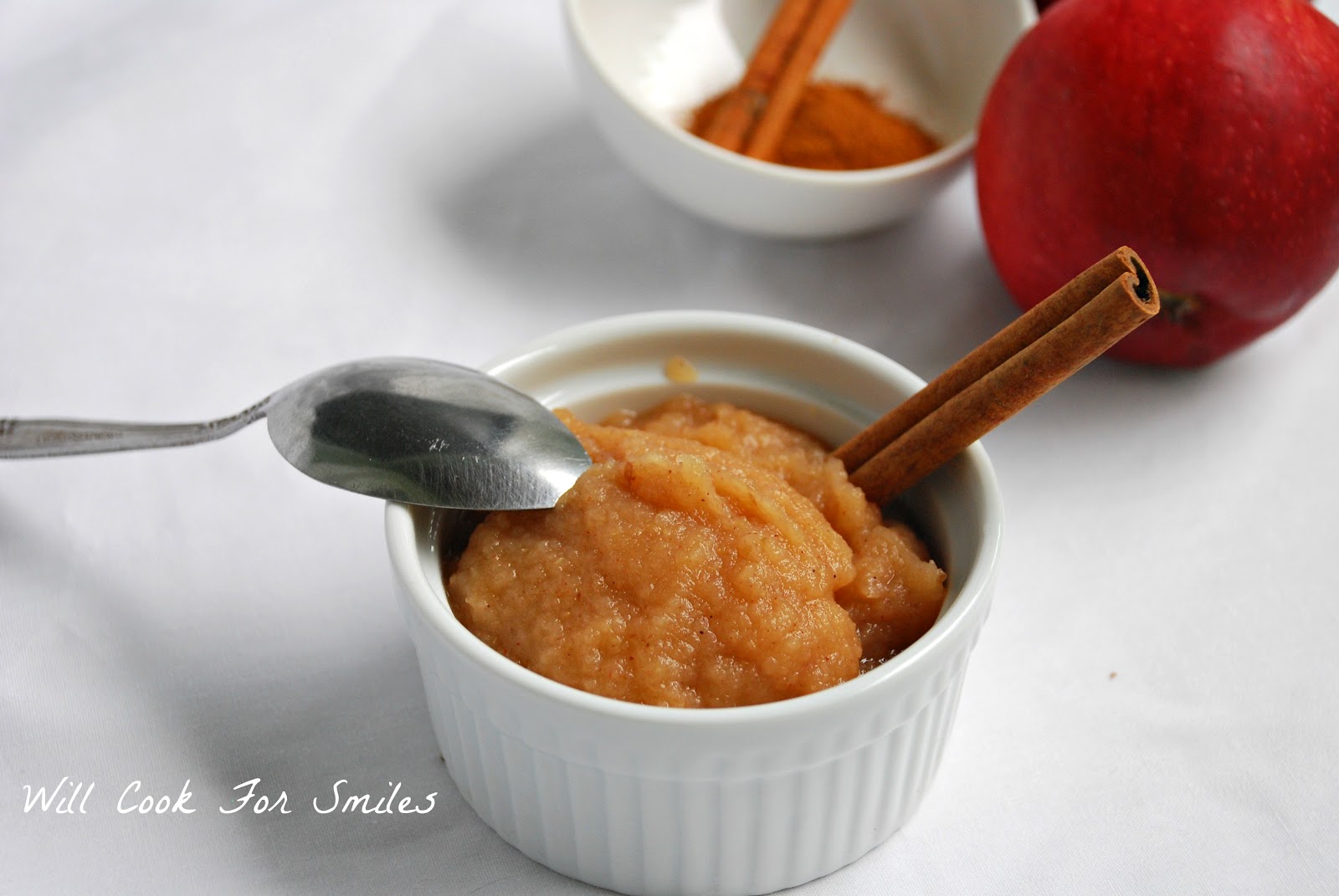 Baked Homemade Applesauce Will Cook For Smiles