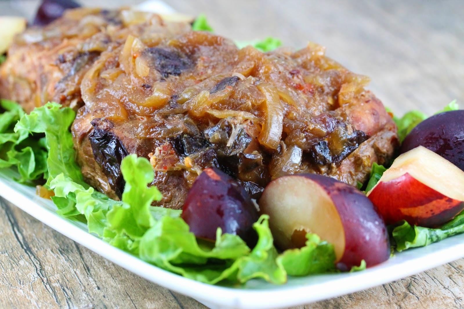 Spicy Slow Cooker Plum Pork