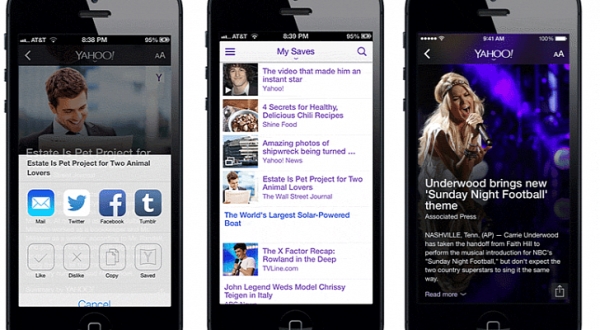 Yahoo iOS7 Yahoo iOS7