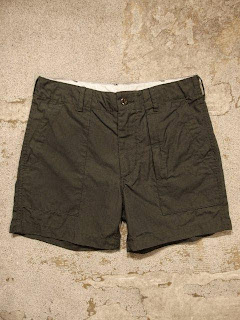 Engineered Garments & FWK by Engineered Garments Fatigue Short in Olive Cotton Ripstop Spring/Summer 2015 SUNRISE MARKET