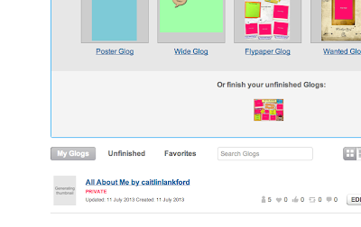 http://www.glogster.com/caitlinlankford/all-about-me-by-caitlinlankford/g-6kl13fmm3bs2prrnt85jta0 example of how to embed a Glog onto Blogger