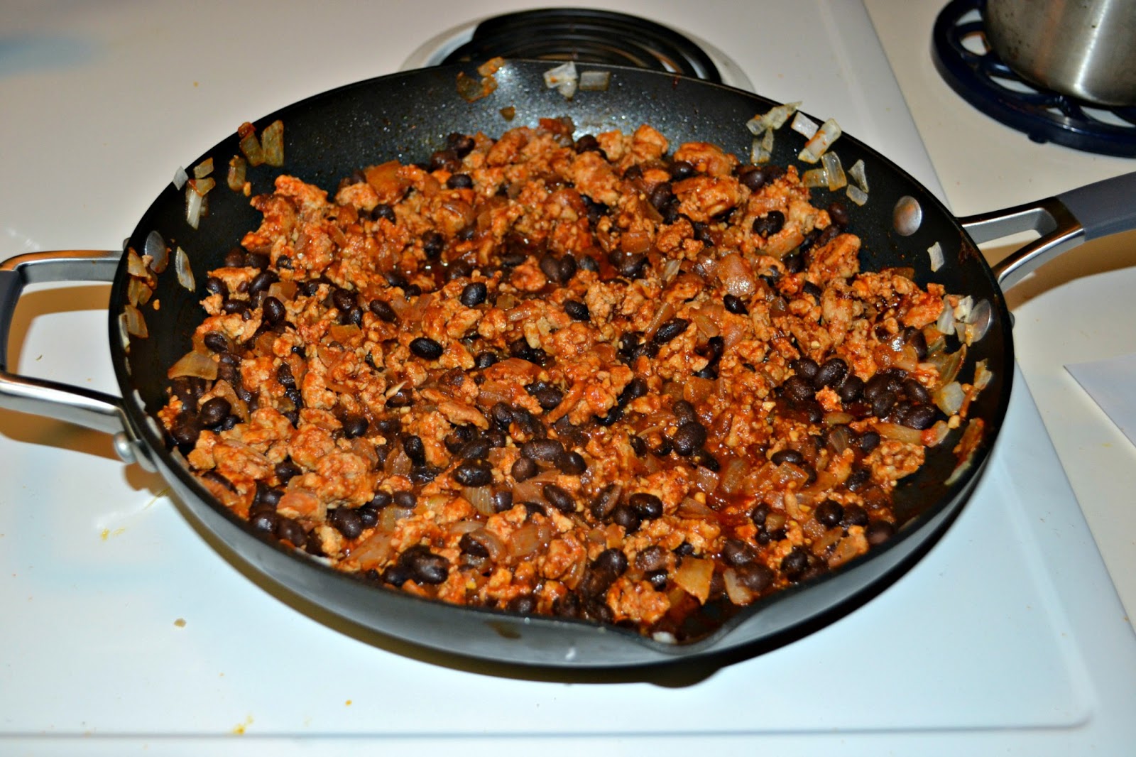 Baked Chicken Burritos with Sour Cream Poblano Sauce HezziD's Books