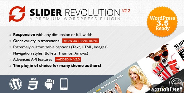 Slider Revolution Responsive WordPress Plugin v2.1.7