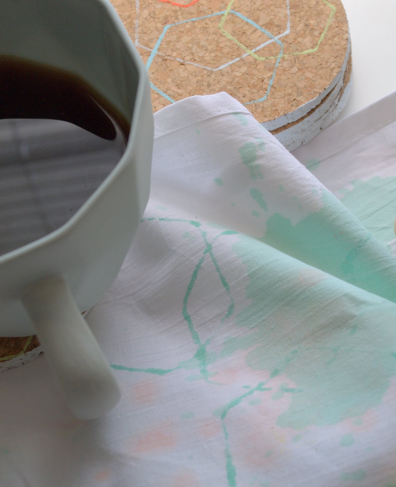 nostalgiecat DIY print tea towels