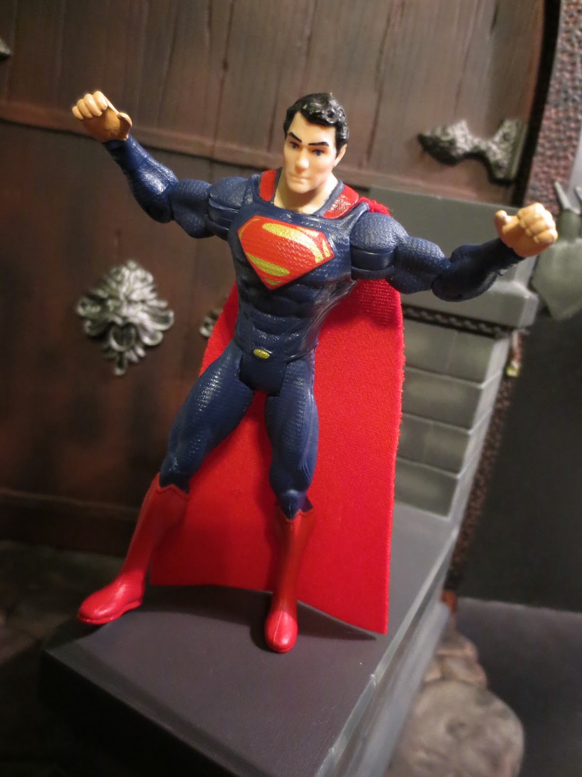 Review and photos of Man of Steel Split Cycle Superman action figure by  Mattel