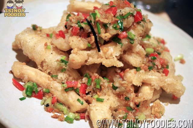 deep fried squid with spicy salt pepper