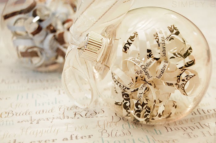 Wedding Invitation Ornaments by Simply B Wedding Invitation Ornaments by Simply B