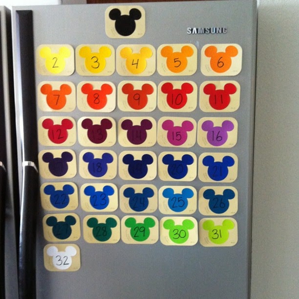 molding minds homeschool learning disney world paint chip countdown calendar molding minds homeschool learning disney world paint chip countdown calendar