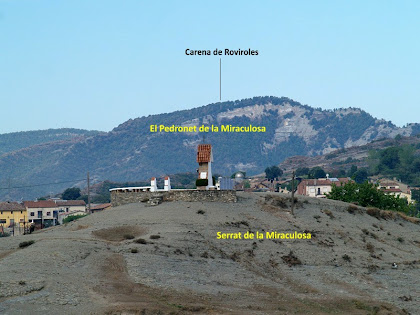 El Serrat de la Miraculosa des de la masia de la Casanova El Serrat de la Miraculosa des de la masia de la Casanova