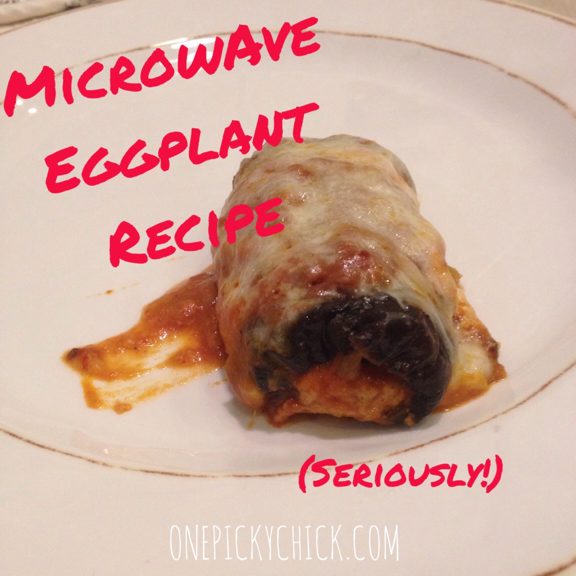 Microwave Eggplant Recipe One Picky Chick
