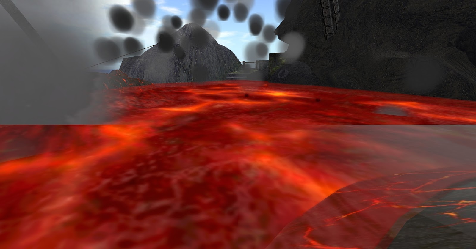 Chey's Second Life Blog: Full Erupt Mode!: Part I. Pele at Forsaken